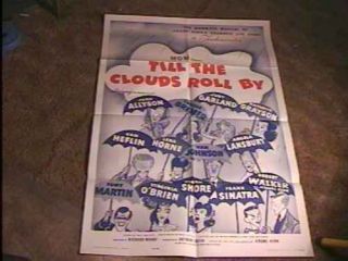 Till The Clouds Roll By Movie Poster R62 Judy Garland