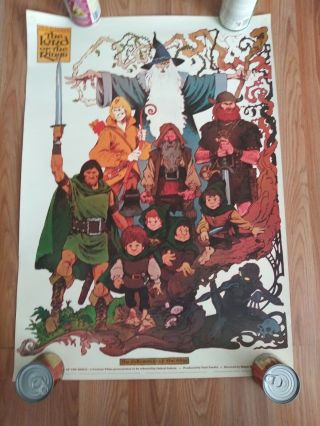 Lord Of The Rings Poster 1978 Bakshi