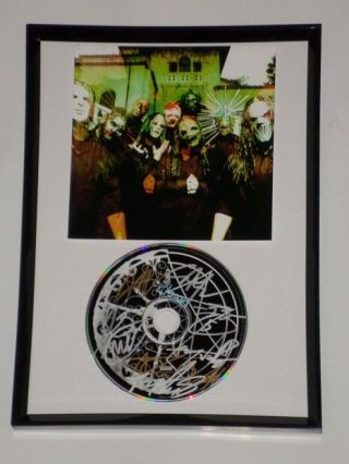 Slipknot Hand Signed Vol 3: Subliminal Verses Cd Framed