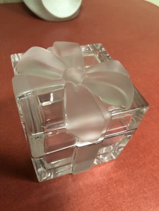 Tiffany & Co Vintage Crystal Gift Box For Ring,  Candy,  Etc.