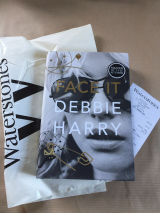 Debbie Harry - Face It Signed Autographed 1st Edition 2019 Hardback Book Blondie