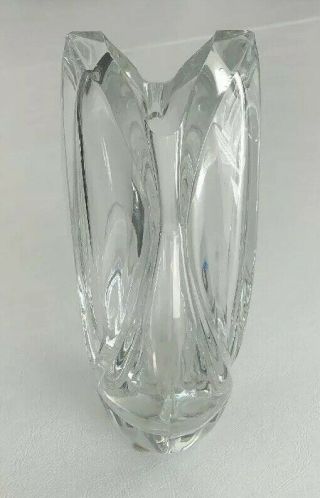Baccarat France Crystal Vase Signed Robert Rigot Giverny Art Glass Vase French 2