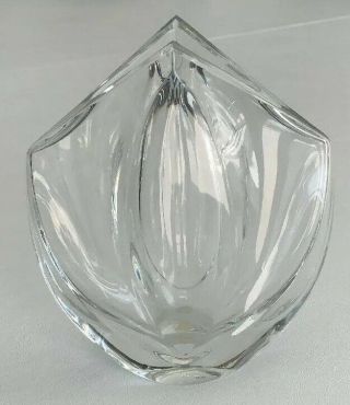 Baccarat France Crystal Vase Signed Robert Rigot Giverny Art Glass Vase French 3