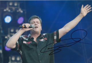 Les Mckeown Hand Signed 12x8 Photo Bay City Rollers 3.