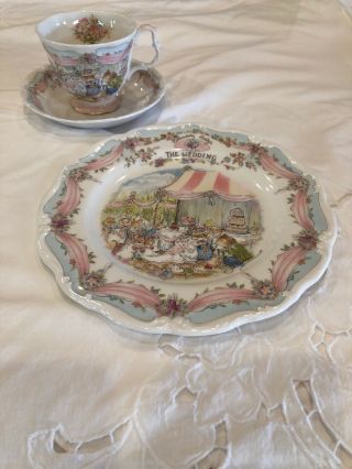 Royal Doulton The Wedding The Brambly Hedge Colletion Set 1st Edition 1987