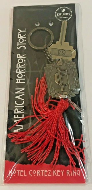 American Horror Stories Hotel Cortez Exclusive Loot Crate Keychain