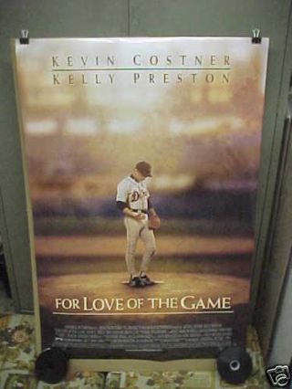 For The Love Of The Game,  Orig Rolled D/s 1 - Sh / Movie Poster (kevin Costner)