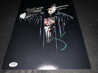 Jon Bernthal The Punisher Walking Dead Signed 11x14 Photo Psa Jsa Daredevil