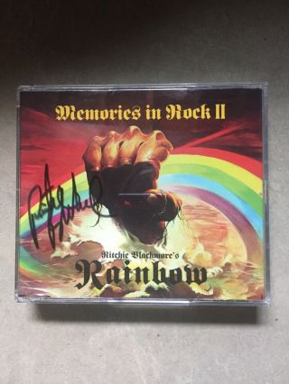 Ritchie Blackmore Autographed Rainbow Cd