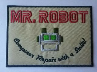 Mr.  Robot Iron - On Patch Elliot Alderson Fandom Hacker Cosplay 90 