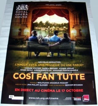 Cosi Fan Tutte London Royal Opera House Amadeus Mozart Large French Poster