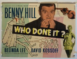 Who Done It? Release British Quad Movie Poster