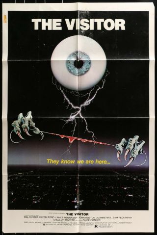 The Visitor Mel Ferrer Authentic Horror 1979 Ff 1 - Sheet Movie Poster 27 X 41