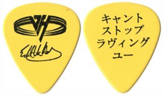 Van Halen 1995 Japan Balance Tour Issued Eddie Van Halen Signature Guitar Pick