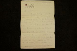 Handwritten Letter By Anna Maria Alberghetti Must Read 1958