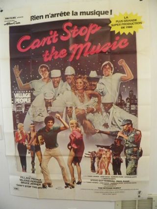 Can’t Stop The Music 1980 Large French Poster 47 By 63 Village People Gay