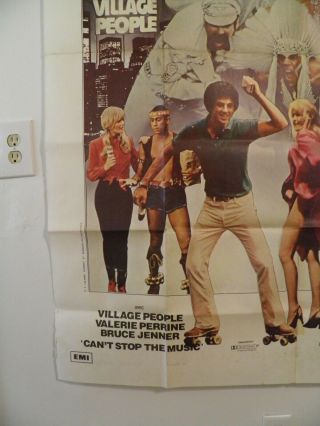 Can’t Stop the Music 1980 Large French Poster 47 by 63 village people Gay 5