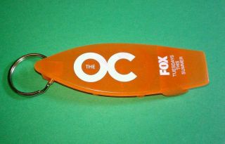 The Oc O.  C.  Tv Barton Brody Mckenzie Rare Promo Ornge Keychain Bottle Opener