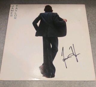 James Taylor Rock N Roll Signed Autographed In The Pocket Vinyl Album