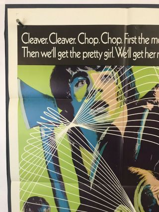 TWISTED NERVE Movie Poster (VG, ) One Sheet 1968 Horror Haley Mills 3926 2