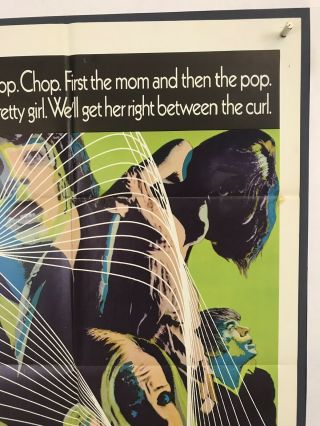 TWISTED NERVE Movie Poster (VG, ) One Sheet 1968 Horror Haley Mills 3926 3
