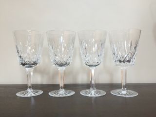 Set Of 4 Waterford Lismore 6 7/8” Water Goblet Stems -