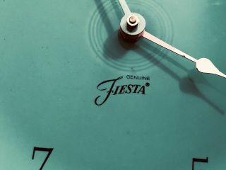 Fiestaware Green Wall Clock Dinner Plate Stamped with Fiesta mark 2