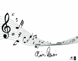 Clive Davis Signed Autographed 8x10 Photo Legendary Producer Music Notes 834053