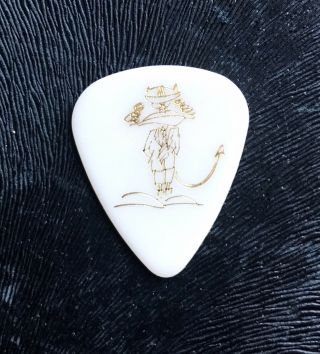 AC/DC 1995 Ballbreaker Tour Angus Young gold foil on white vintage Guitar Pick 2