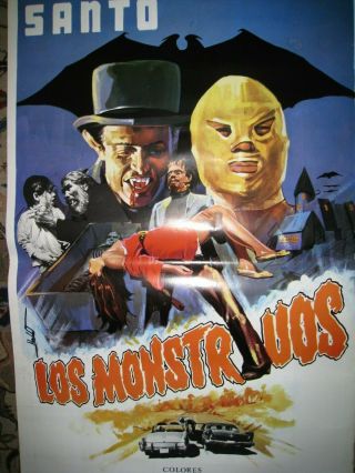 Santo and Blue Demon Against the Monsters 70 Frankenstein The Wolfman Dr.  Jekyll 2