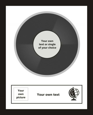Your Own Personalised Vinyl 7 " Disc Single Record Award Presentation Song
