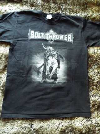 Bolt Thrower Overtures Of War 2014 Tour Shirt Large Old School Death Metal