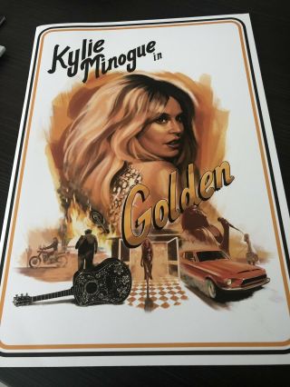 Kylie Minogue Golden Tour Program Programme