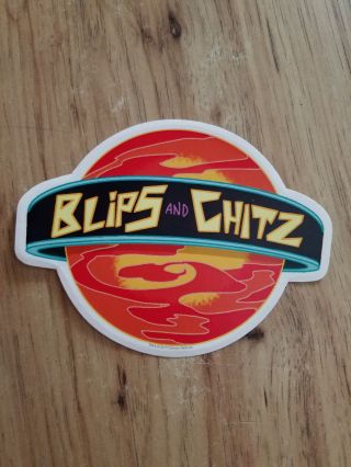 Rick And Morty Tv Cartoon Blips And Chitz Sticker