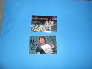 Guns N Roses Autographed Photo Set With Axl Rose Worn Ring