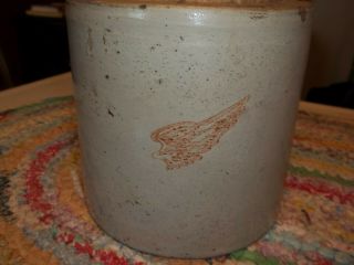 Red Wing Pottery 1/2 Gallon Jug Brown Top