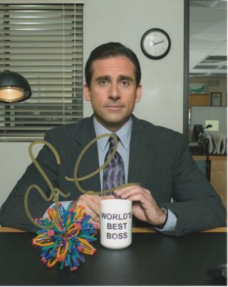 Steve Carell The Office Signed Autographed 8x10 Photo S887