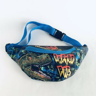 Rare Vintage 1992 90s Jurassic Park Raptor Pac Fanny Pack Bag Adjustable Vtg Oop