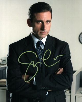 Steve Carell The Office Signed Autographed 8x10 Photo J335