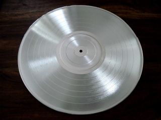 Blank Gold Platinum Silver Metalized Record Lp Single Disc 7 " 12 "