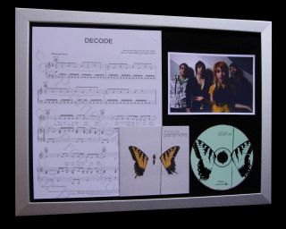 Paramore Decode Ltd Top Quality Music Cd Framed Display,  Express Global