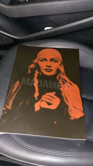 Rare Madonna Madame X Tour Book Show Program Brooklyn Bam With Bag