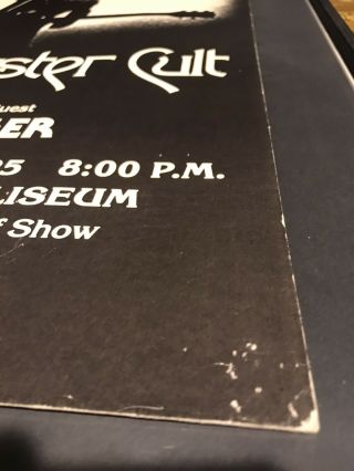 Vintage 1976 Blue Oyster Cult Bob Seger Seattle Coliseum Concert Poster 5