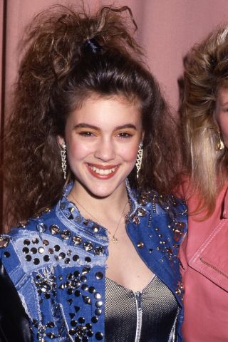 Alyssa Milano (15) Cute Smile Young Candid 35mm Transparency Slide