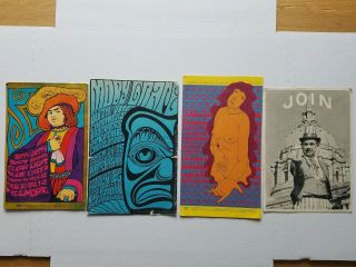 Fillmore Postcards Moby Grape Howling Wolf Big Brother Nitty Gritty Blue Cheer