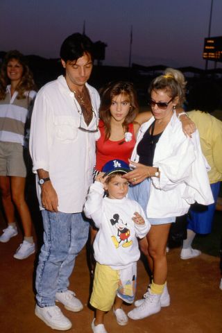 Alyssa Milano At 14 Cute Young Candid With Family 35mm Transparency Slide