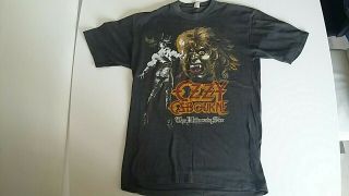 Ozzy Osbourne 1986 Ultimate Sin Tour T - Shirt (rare)