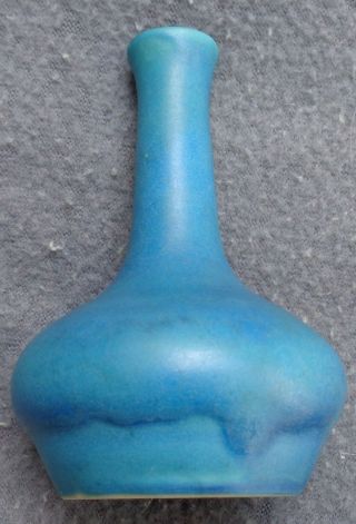 Vintage Pigeon Forge Pottery Vase Artist Signed Mid Century Miniature