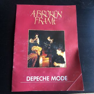 Depeche Mode Programme “a Broken Frame”