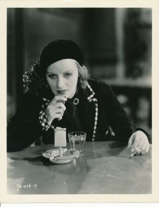 Greta Garbo Vintage 1930 Anna Christie German Version Mgm Studio Photo
